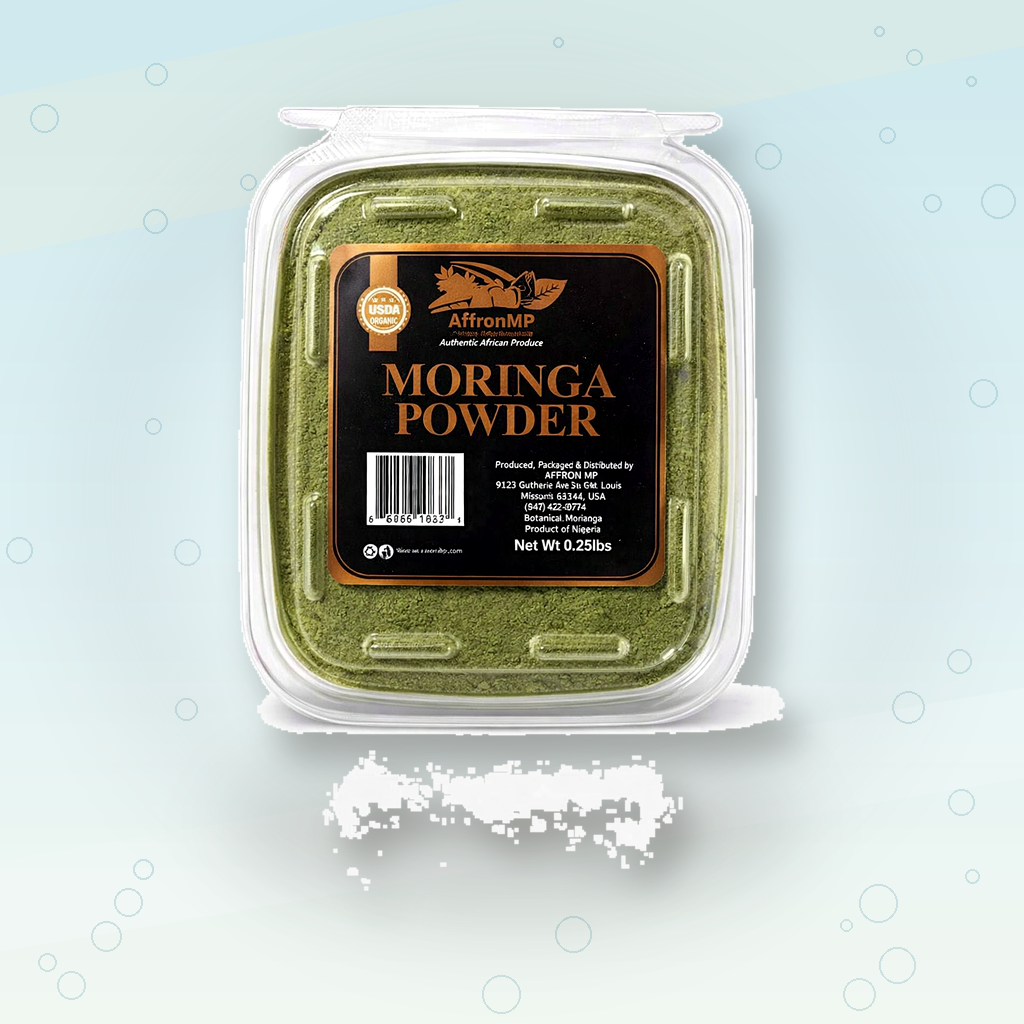 AffronMP Organic Moringa Powder USDA Certified – Premium Superfood Green Powder, Nutrient Dense Moringa Oleifera Leaf Powder, Vegan Plant Based Energy Super Greens Supplement for Smoothies, Tea, Detox & Daily Wellness – 0.25 lb