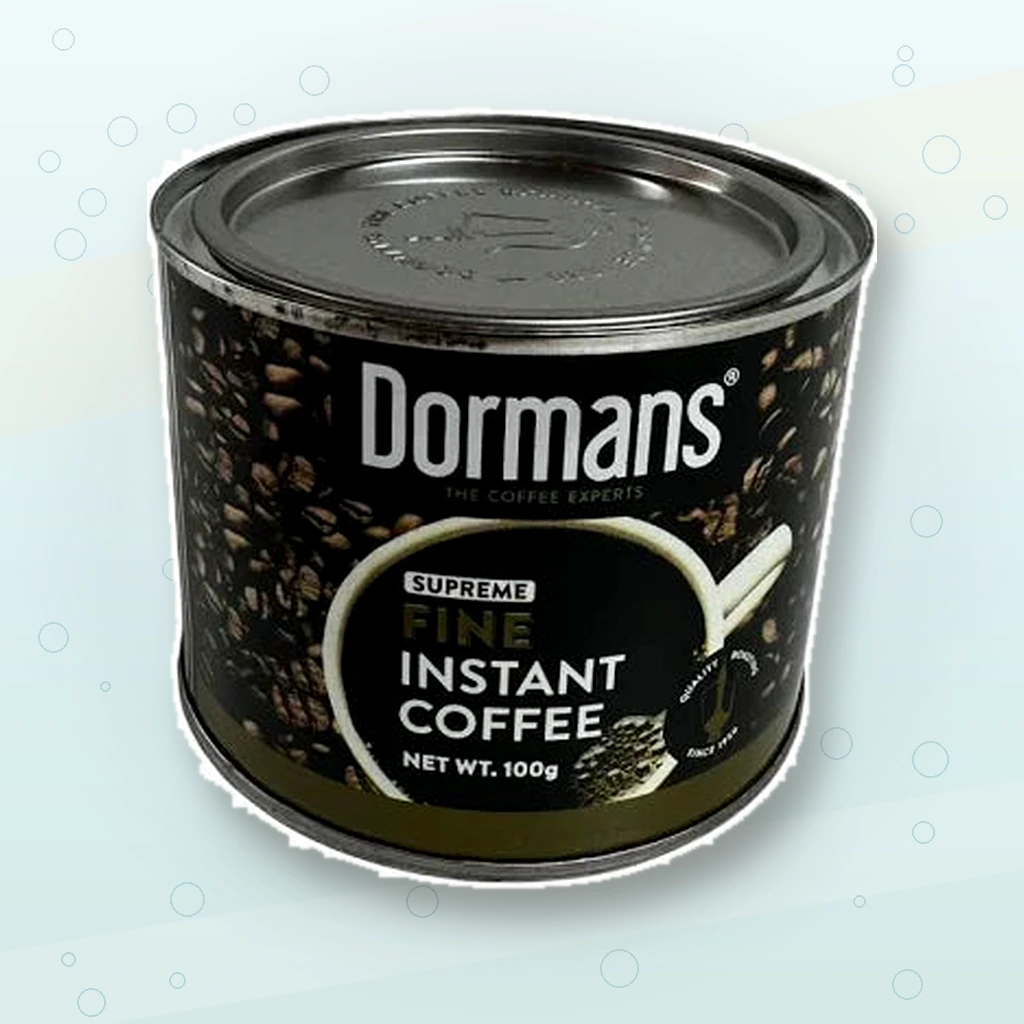 Dormans Supreme Fine Instant Coffee 100g | Premium African Soluble Coffee Rich Aroma Smooth Taste
