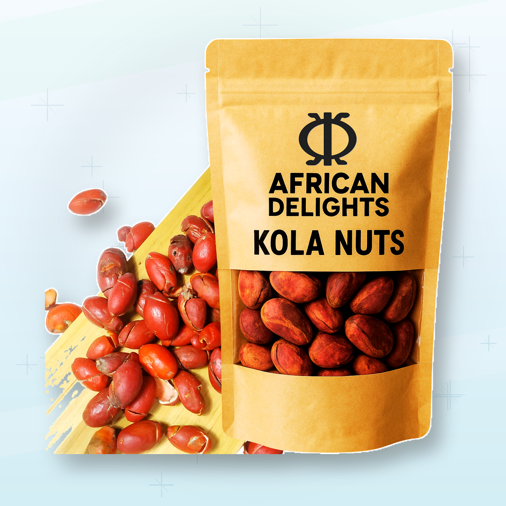 African Delights Fresh Kola Nuts Whole Cola Acuminata 12 Oz