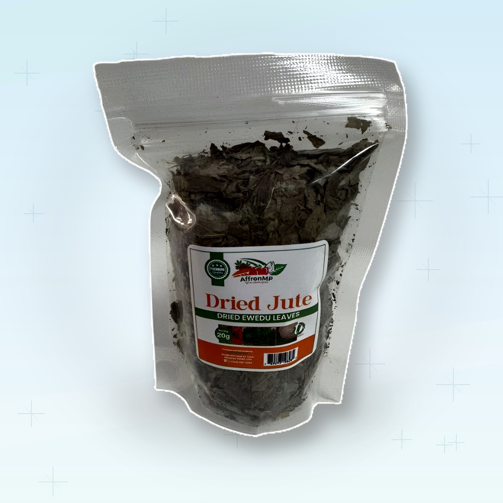 AffronMP Dried Jute (Ewedu Leaves) – Premium Quality Nigerian Vegetable for Soups & Stews