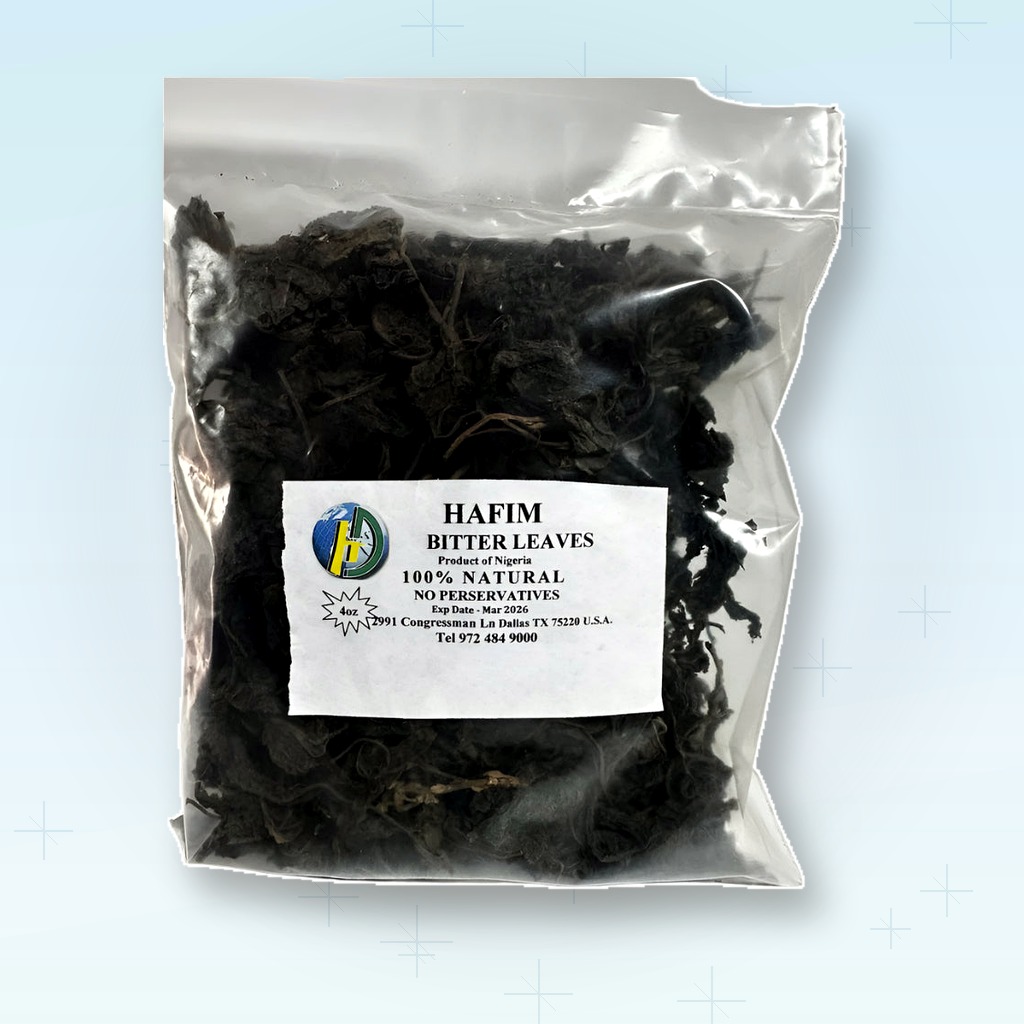 100% Natural Dried Bitter Leaves – Premium Nigerian Herbal Leaf, 4oz – No Preservatives, African Superfood for Cooking, Detox, Immune Support, Traditional Bitterleaf for Soups & Stews