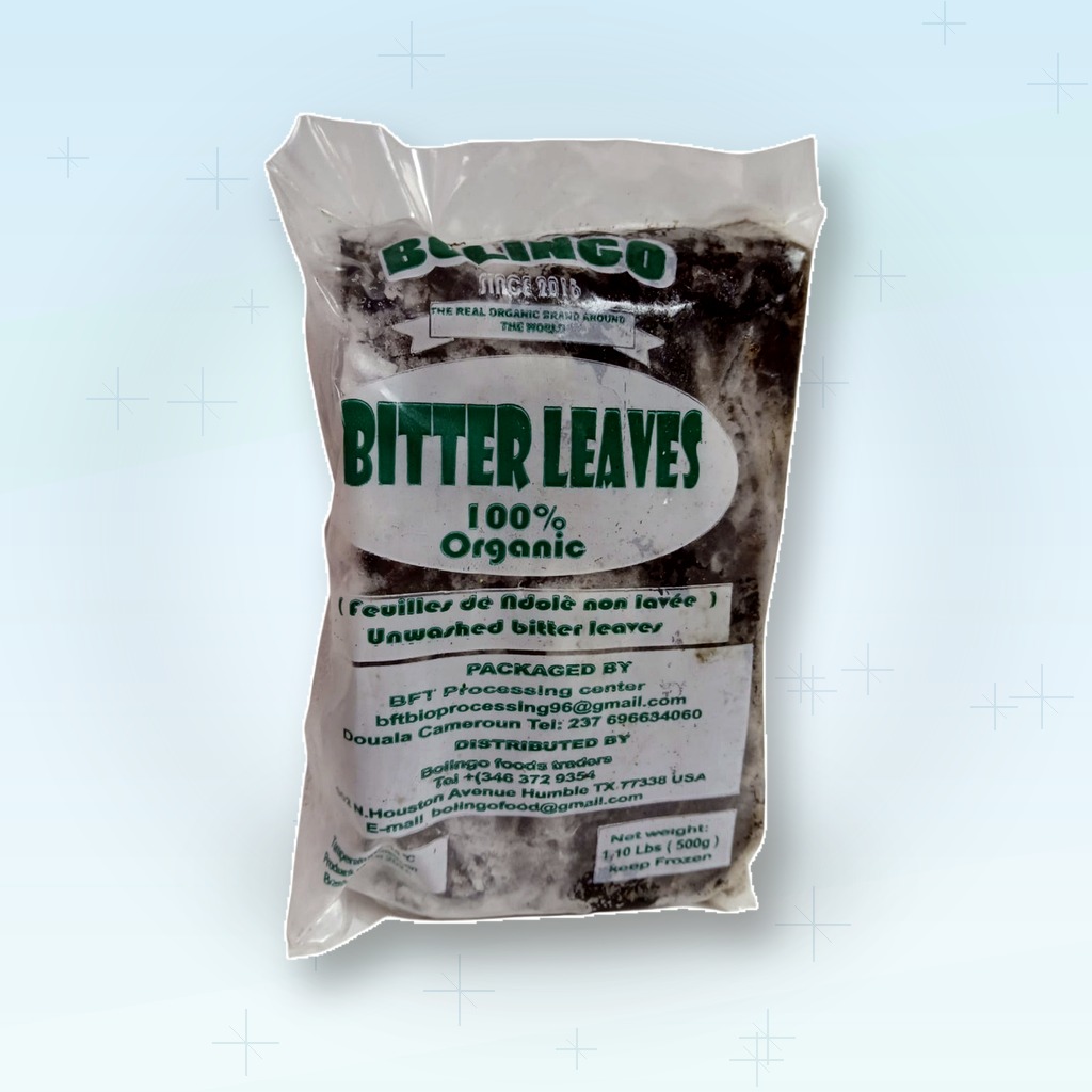 Bolingo 100% Organic Bitter Leaves – Unwashed & Natural