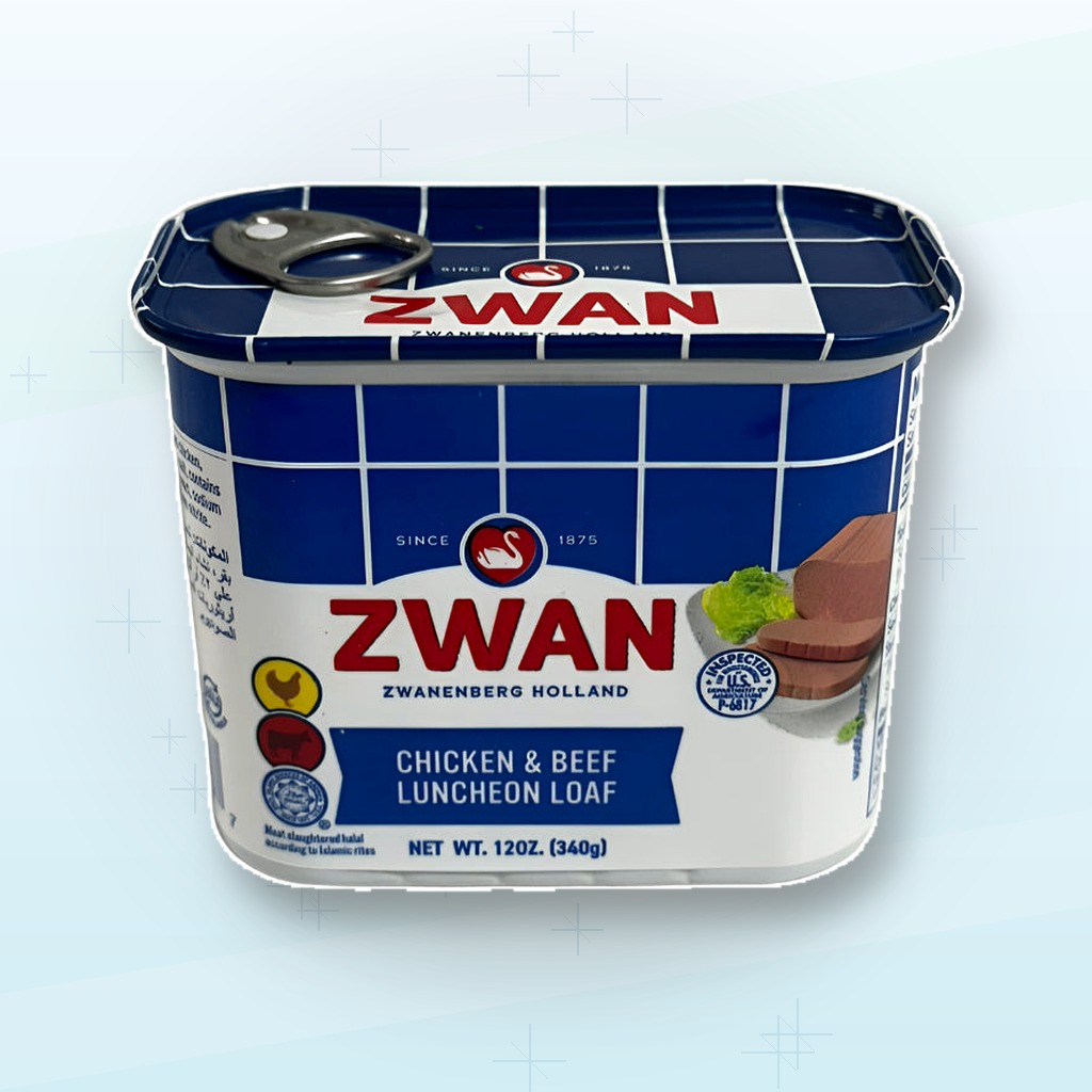 Zwan Chicken & Beef Luncheon Loaf – Savory Halal Meat Blend for Sandwiches & Cooking