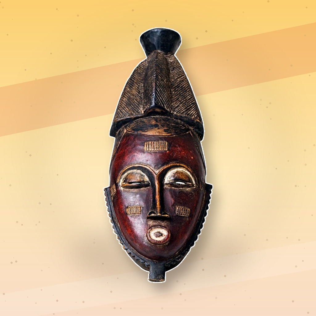African Wood Mask No. 2