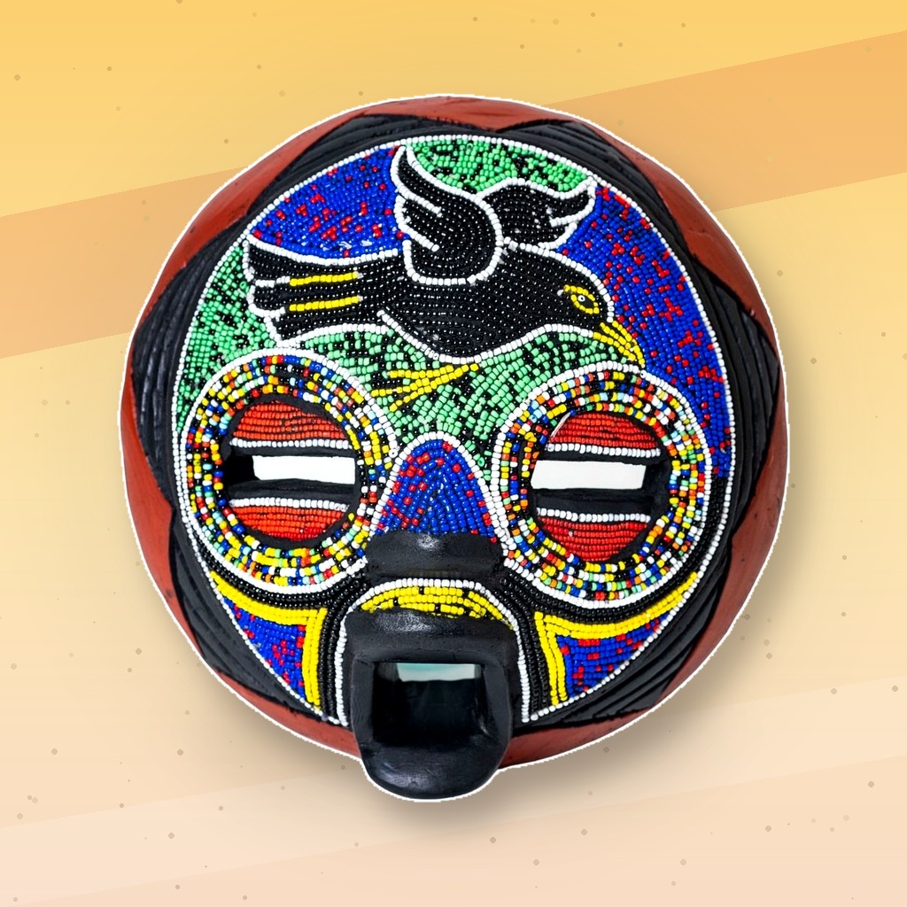African Wood Mask No. 3