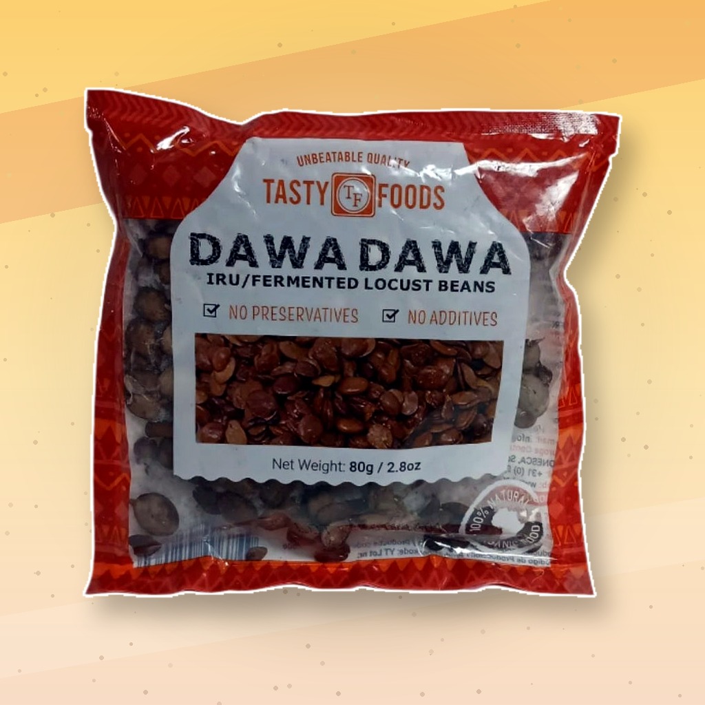 Tasty Foods Dawadawa – Premium Fermented Locust Beans (80g / 2.8oz) | No Preservatives, No Additives