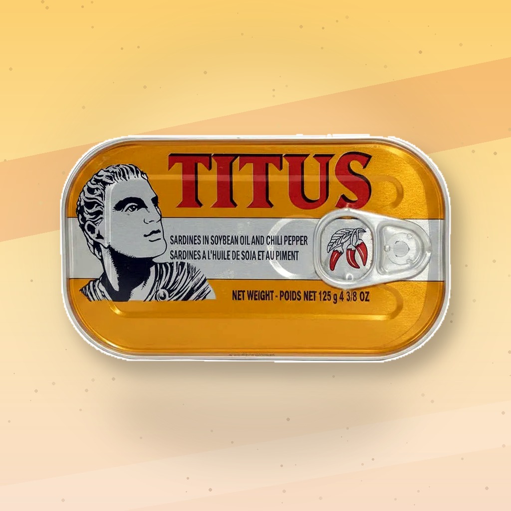 Titus Sardines in Soybean oil and Chili pepper 5-PACKS