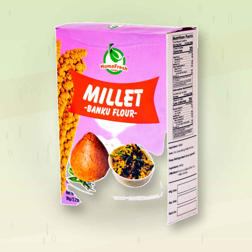 Home Fresh Millet Banku Flour 1kg Gluten Free