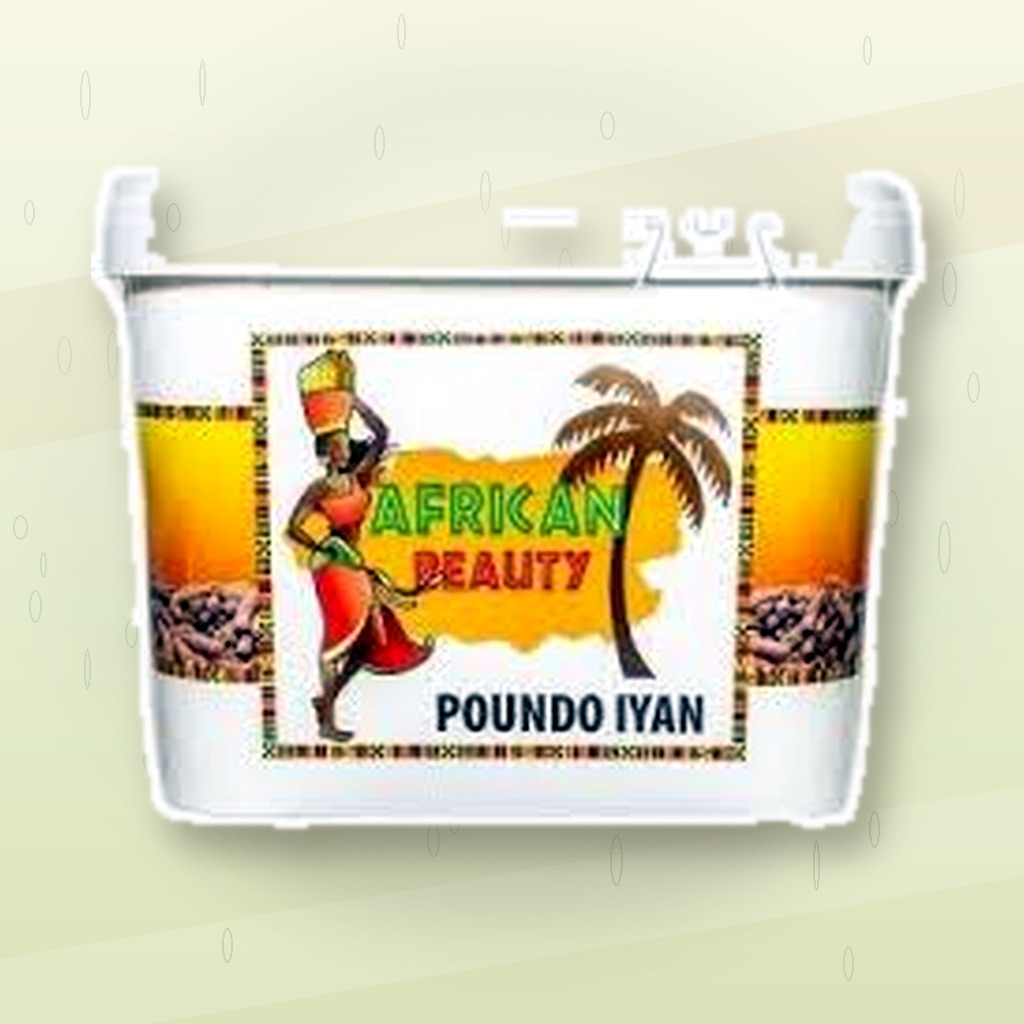 African Beauty Poundo Iyan – Premium Instant Pounded Yam Flour for Authentic Nigerian Fufu & Swallow – Smooth Stretchy Texture, Easy to Prepare Yam Flour, Traditional African Food Staple for Egusi, Ogbono, Okra, Vegetable Soup