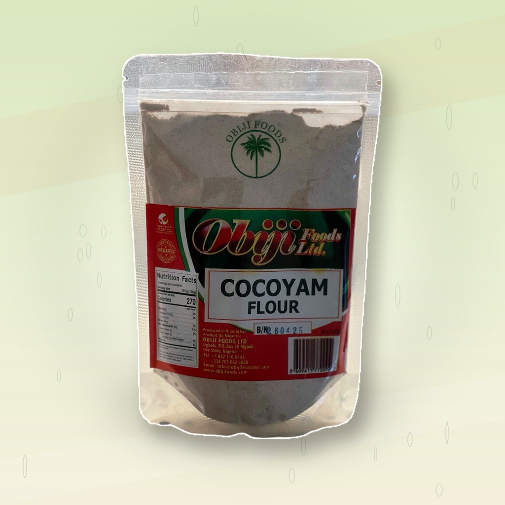 African Cocoyam Flour – Premium Cocoyam Fufu Flour, Nigerian Cocoyam Powder, Cocoyam Swallow for Soup, Authentic African Cocoyam Flour for Fufu, Thickener, Traditional African Dishes