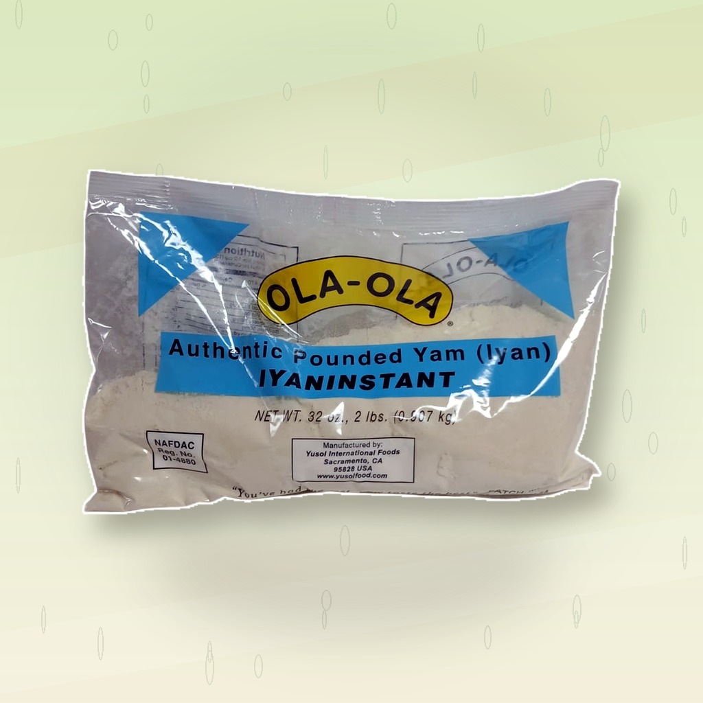 Ola-Ola Authentic Pounded Yam – 2 lbs (1.007 kg)