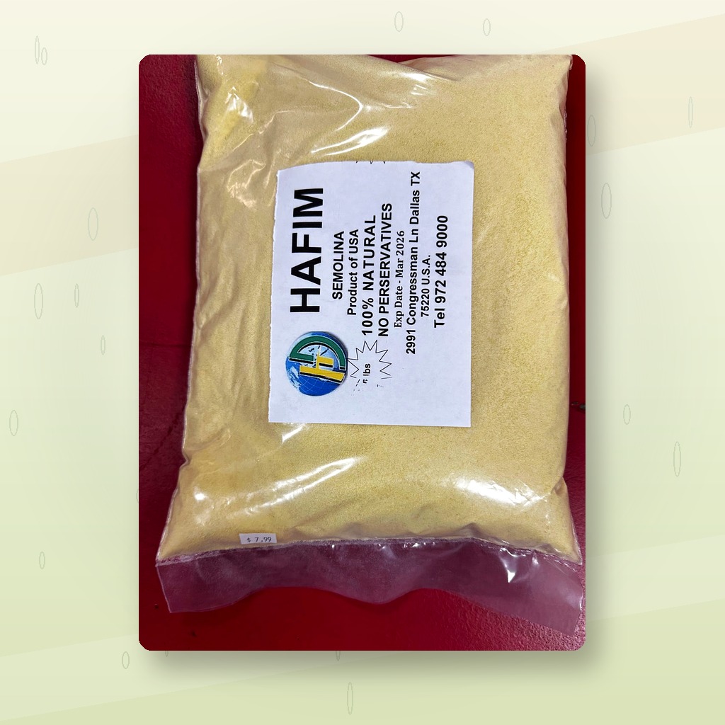 Premium Semolina – 100% Natural, No Preservatives | Perfect for Baking, Pasta & Porridge | 5 lbs
