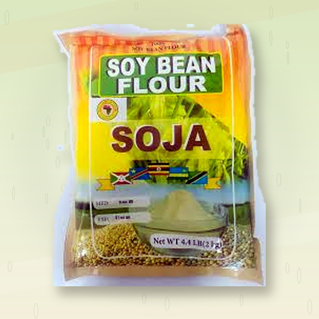 Soy Bean Flour Soja – 100% Pure Natural Soybean Flour, Finely Ground High Protein Soya Flour, Gluten Free Plant Based Flour for Baking, Cooking, Smoothies, Pancakes, Bread, African & Asian Recipes, Non GMO, Vegan Friendly