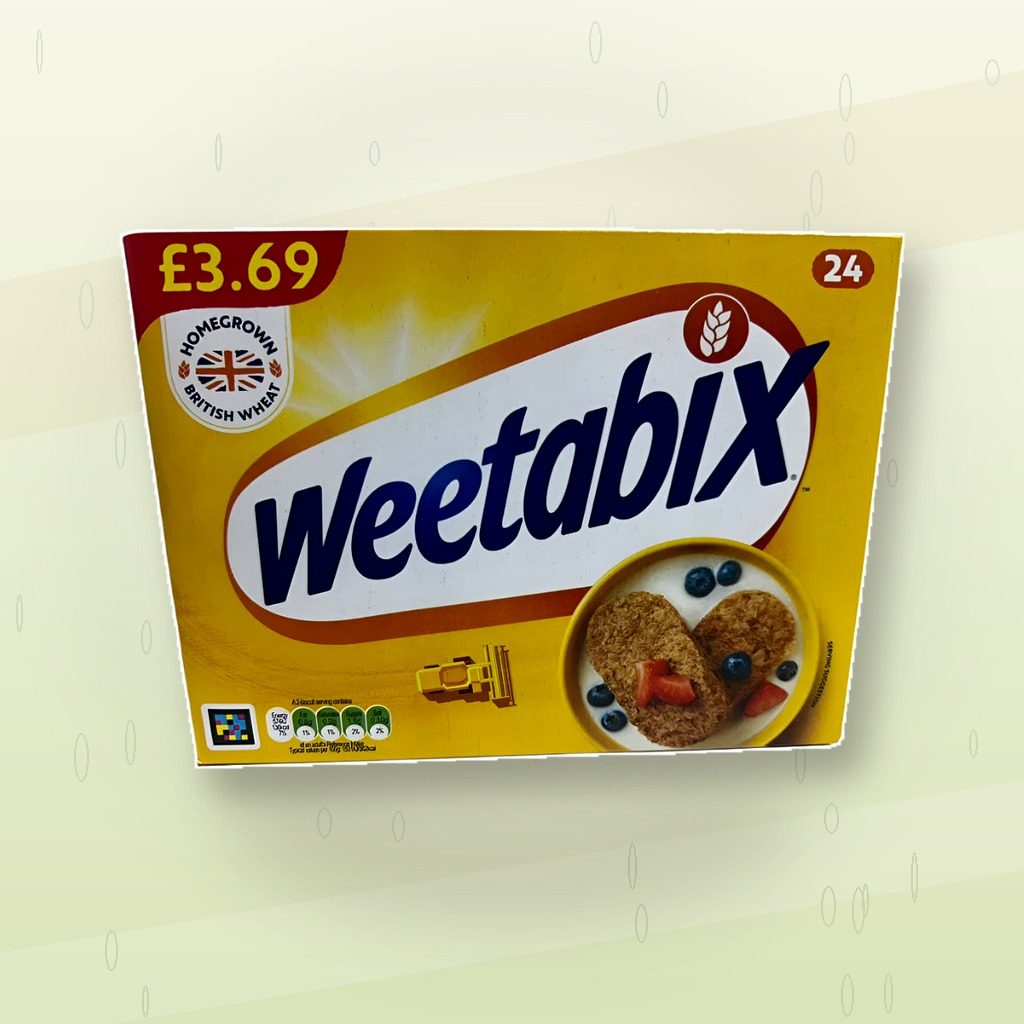 Weetabix Wholegrain Cereal - 24 Biscuits | High Fiber & Nutritious Breakfast